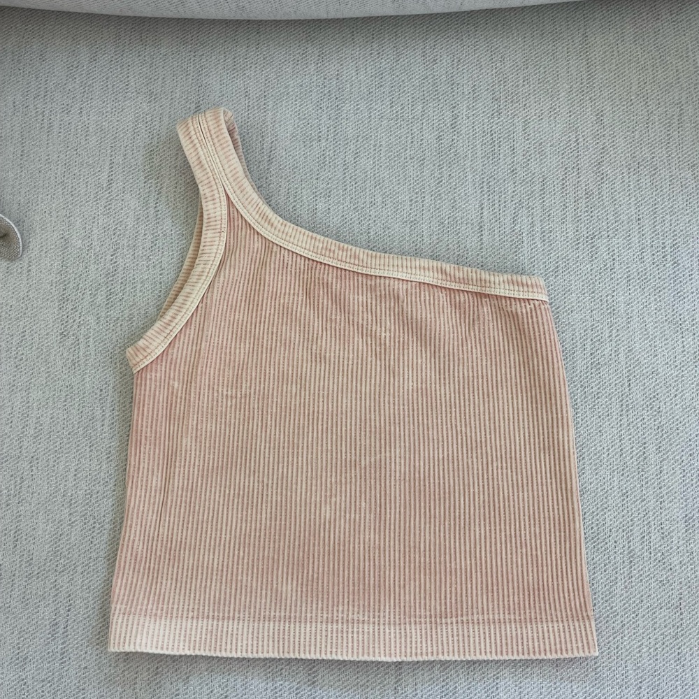 one shoulder tank top